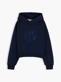 Kids' Tonal Tommy Love Logo Hoodie — Blue 5