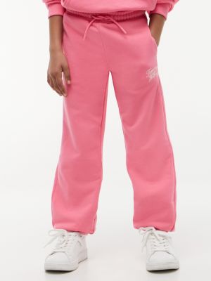 Tommy Hilfiger Girls' Kids' Script Logo Sweatpant - Exotic Pink - 14