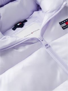 Kids' Shiny Hooded Puffer Jacket — Lavender Ice 6
