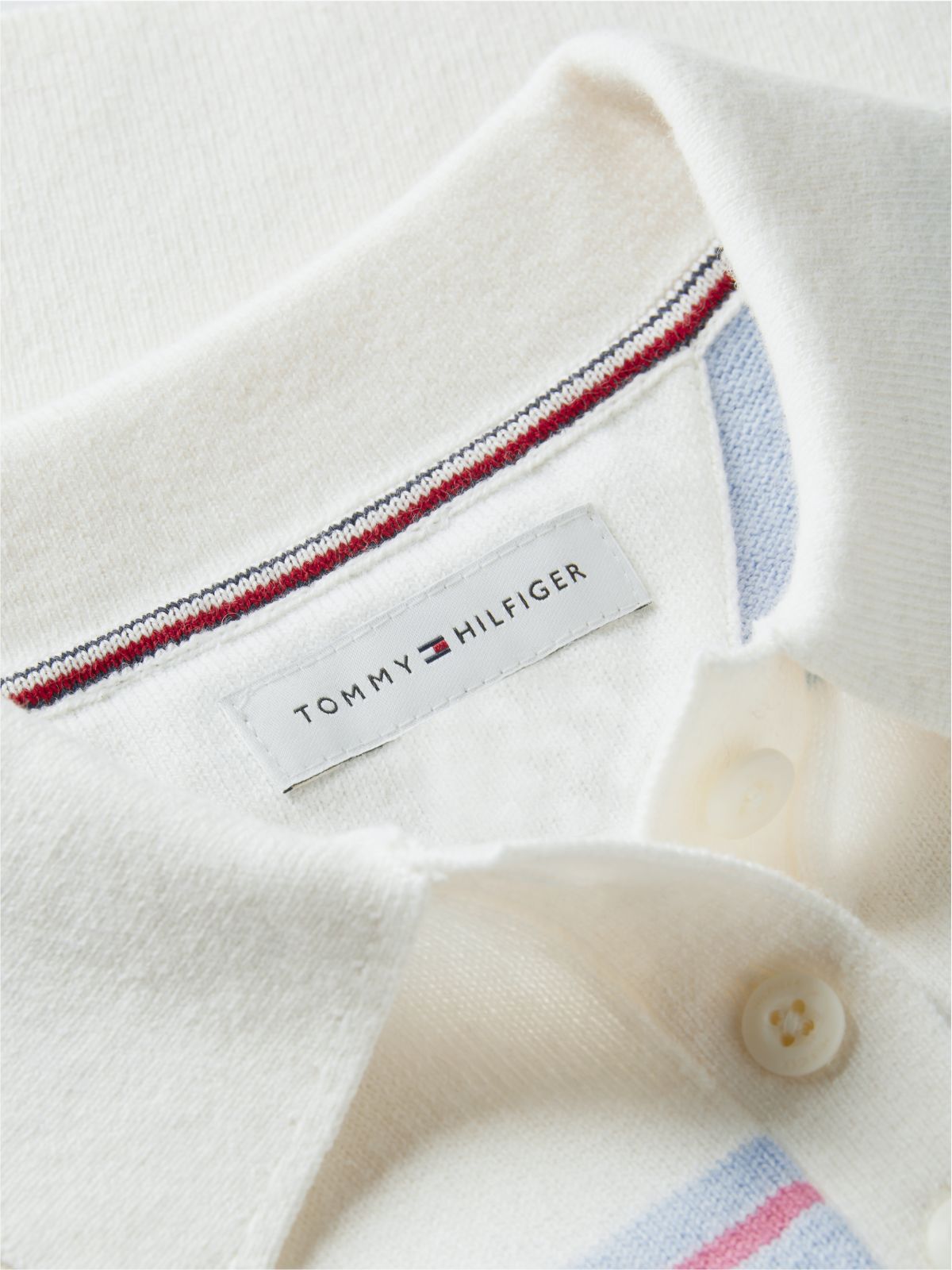 Kids' Wool Blend Sweater Polo — Blue