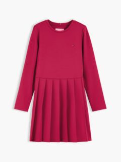Kids' Ponte Skater Dress — Blissful Berry 5