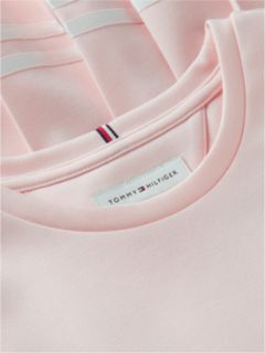 Kids' Short-Sleeve Ponte Skater Dress — Whimsy Pink 6