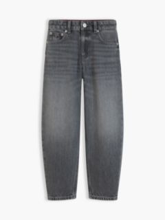 Kids' Lightweight Barrel Jean — Greyused 5