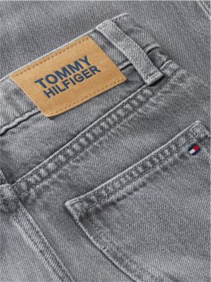 Детские джинсы Tommy Hilfiger Lightweight Barrel Jean, цвет: Greyused — фото 6