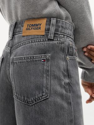 Детские джинсы Tommy Hilfiger Lightweight Barrel Jean, цвет: Greyused — фото 3