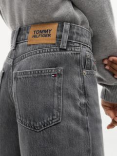 Kids' Lightweight Barrel Jean — Greyused 3