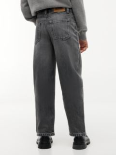 Kids' Lightweight Barrel Jean — Greyused 4