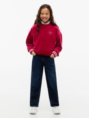 Детские джинсы Tommy Hilfiger Barrel Jean, цвет: Тёмный джинсовый — фото 2