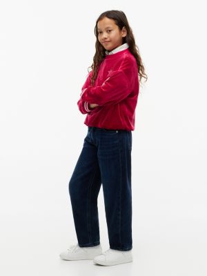 Детские джинсы Tommy Hilfiger Barrel Jean, цвет: Тёмный джинсовый — фото 3