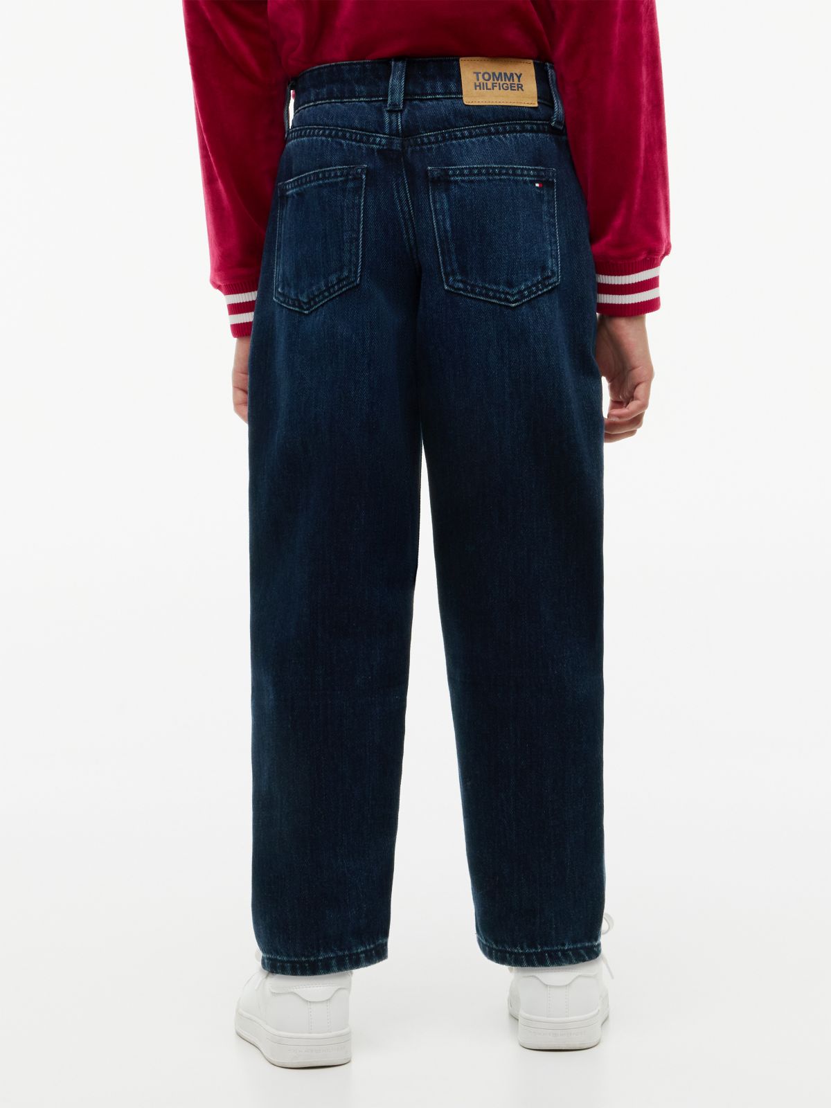 Kids' Barrel Jean — Dark Denim