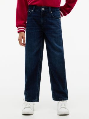 Kids' Barrel Jean, Dark Denim