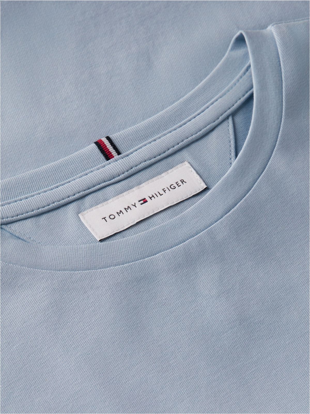Kids' Hilfiger Script Logo T-Shirt — Sky Blue