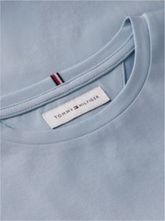Kids' Hilfiger Script Logo T-Shirt — Sky Blue 6