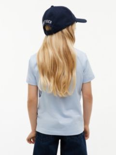 Kids' Hilfiger Script Logo T-Shirt — Sky Blue 4