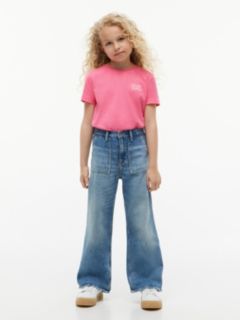 Kids' Hilfiger Script Logo T-Shirt — Exotic Pink 2
