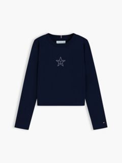 Kids' Studded Star Logo T-Shirt — Dark Blue 5