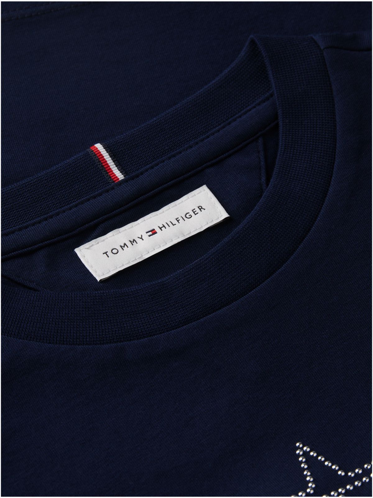 Kids' Studded Star Logo T-Shirt — Dark Blue