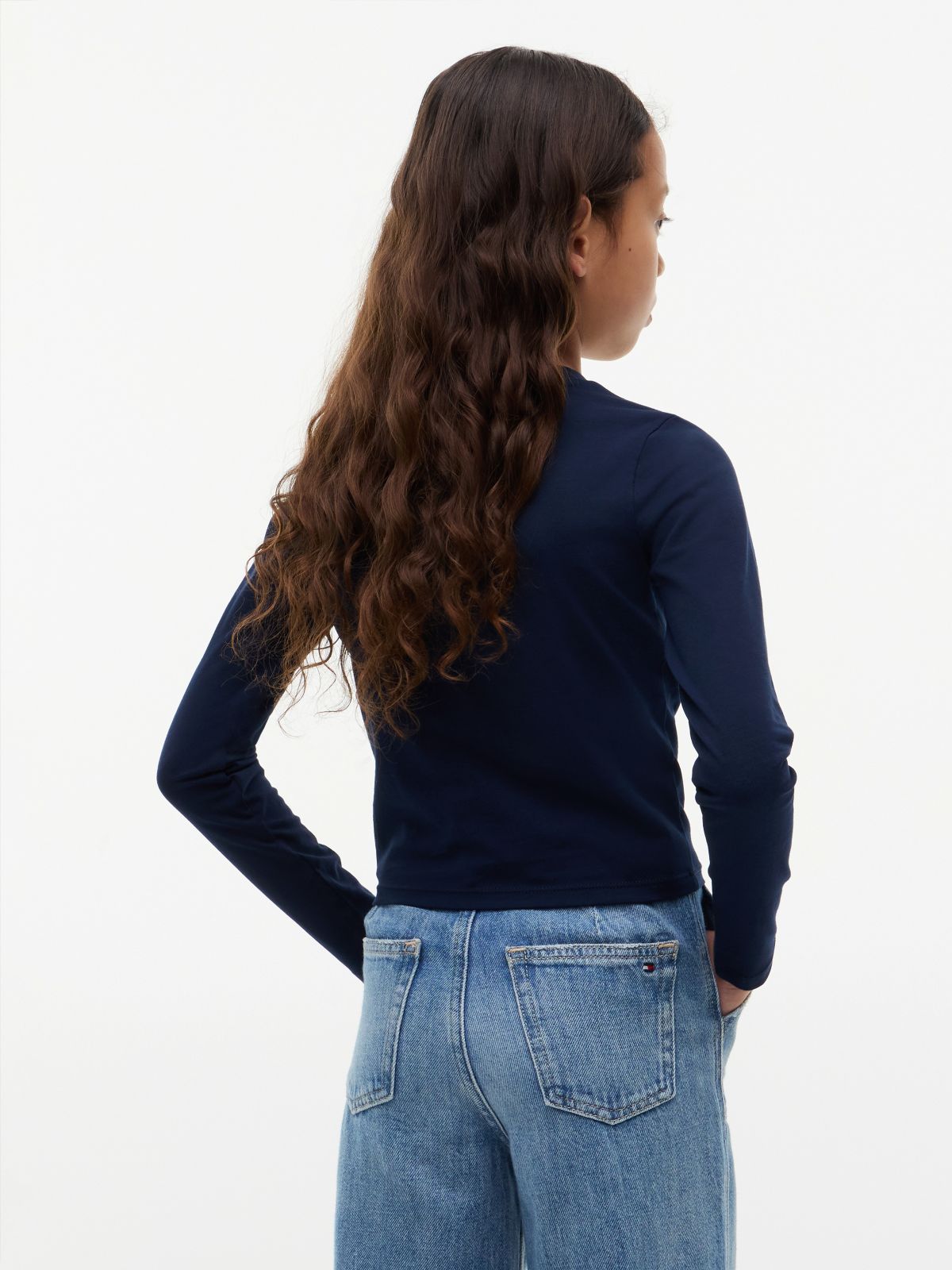 Kids' Studded Star Logo T-Shirt — Dark Blue