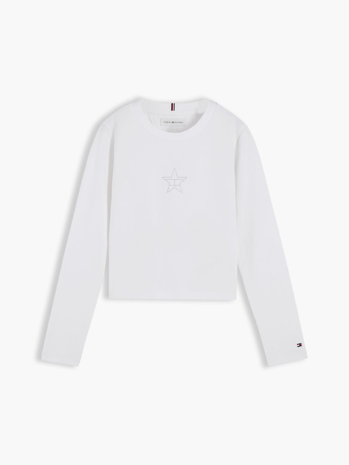 Kids' Studded Star Logo T-Shirt — White