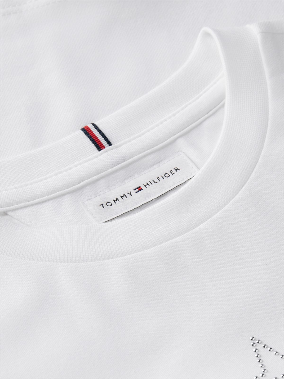 Kids' Studded Star Logo T-Shirt — White