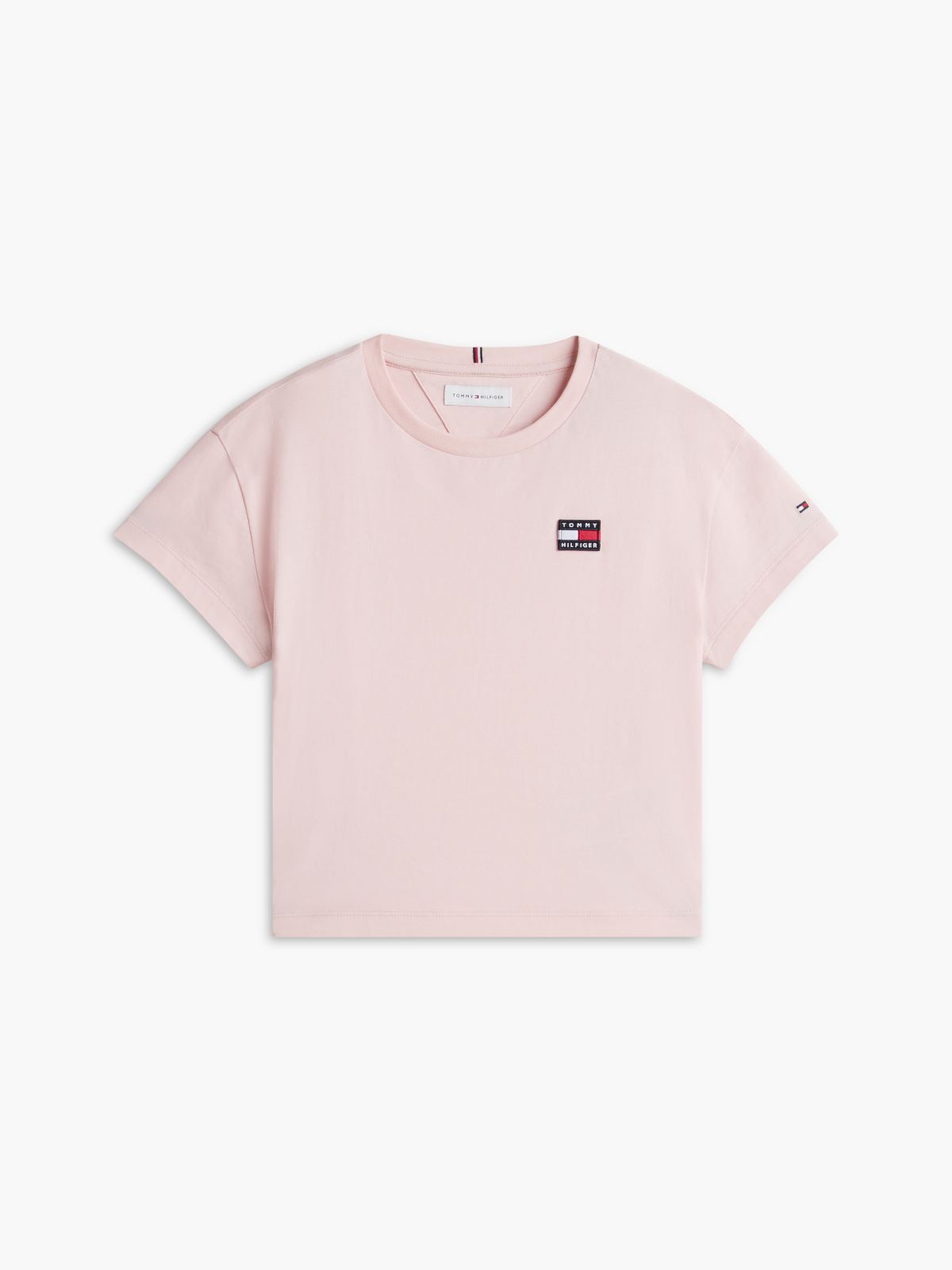 Kids' Flag Badge Logo T-Shirt — Whimsy Pink