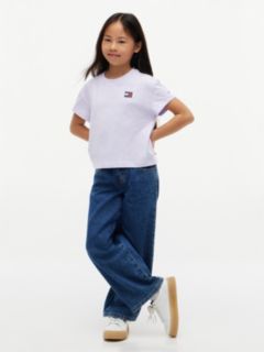 Kids' Flag Badge Logo T-Shirt — Lavender Ice 2