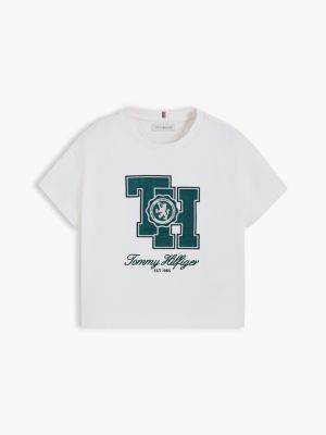 Детские футболки Tommy Hilfiger Kids' Monogram Logo T-Shirt — фото 5