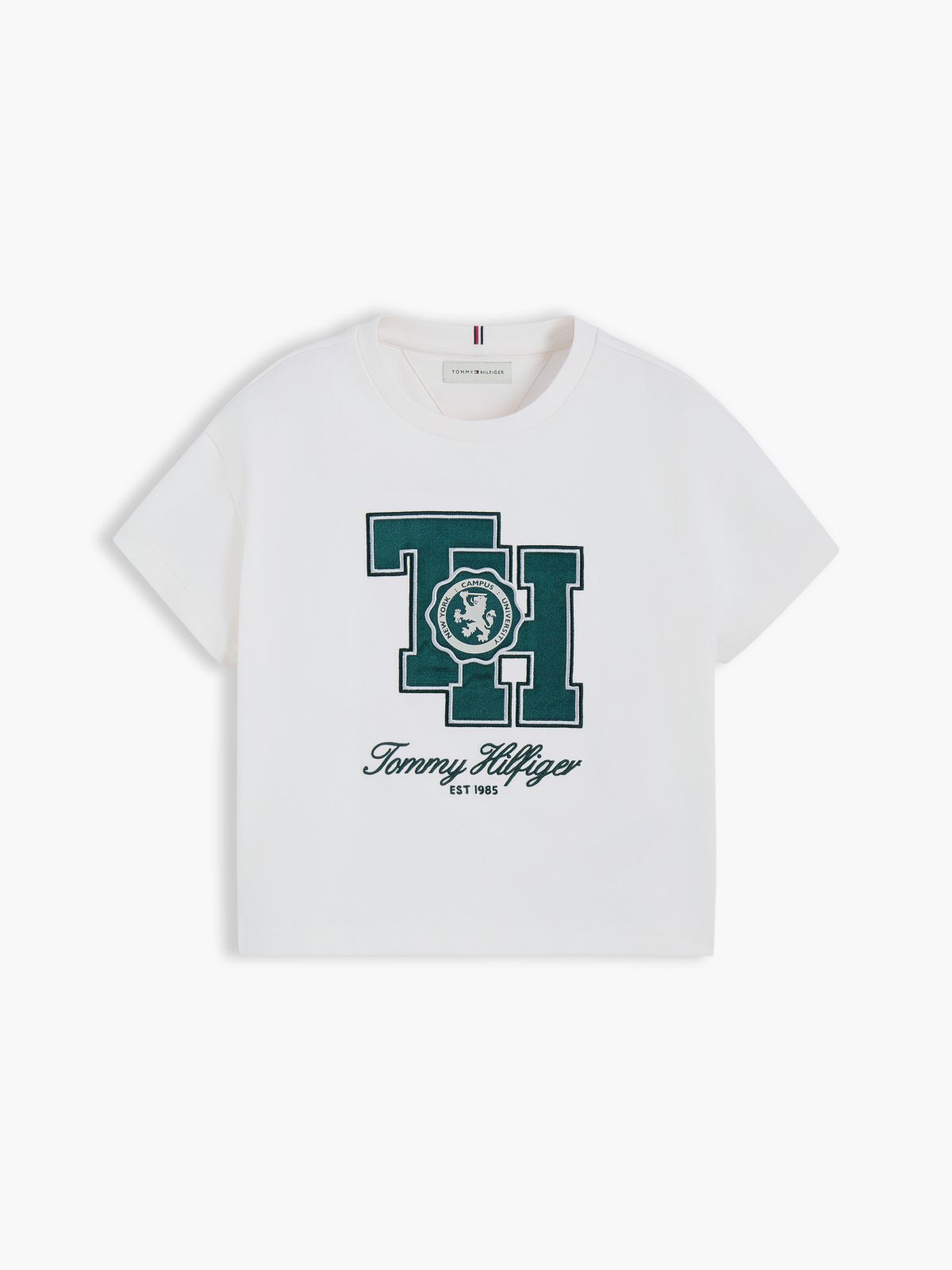 Kids' Monogram Logo T-Shirt — White