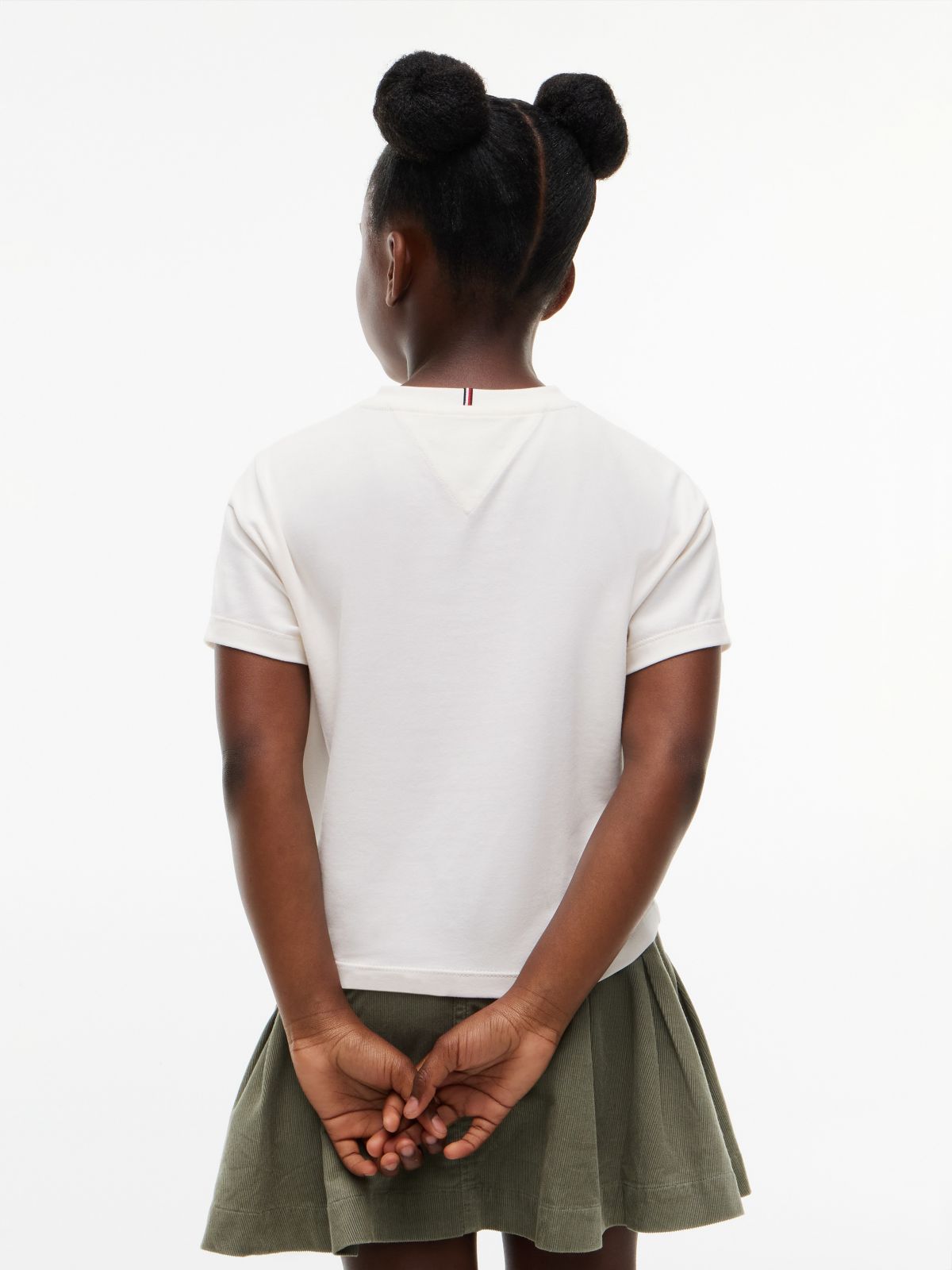 Kids' Monogram Logo T-Shirt — White