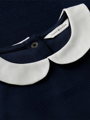 Детские платья Tommy Hilfiger Kids' Stretchy Ribbed Fit and Flare Dress — фото 6