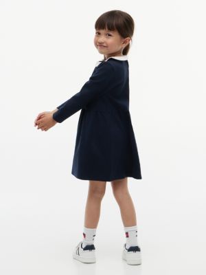 Детские платья Tommy Hilfiger Kids' Stretchy Ribbed Fit and Flare Dress — фото 4