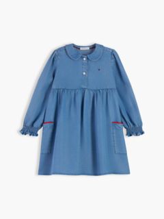 Kids' Lightweight Chambray Dress — Denim 5