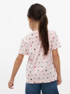 Kids' Allover Tommy Letter Logo T-Shirt — Whimsy Pink 4