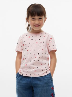 Kids' Tommy Logo T-Shirt, Whimsy Pink