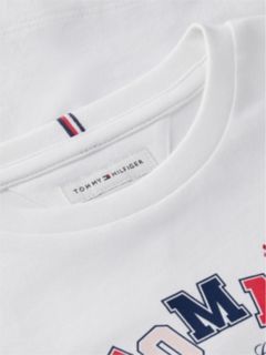 Kids' Allover Tommy Letter Logo T-Shirt — White 6