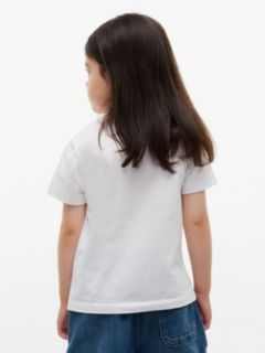 Kids' Allover Tommy Letter Logo T-Shirt — White 4