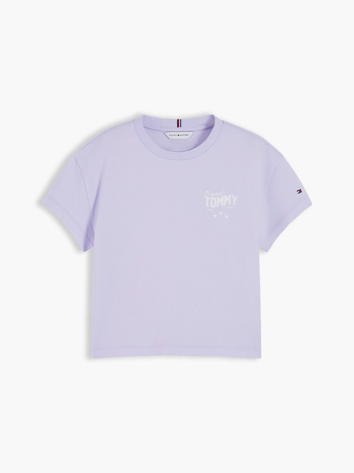 Kids' Tommy Star Logo T-Shirt — Lavender Ice