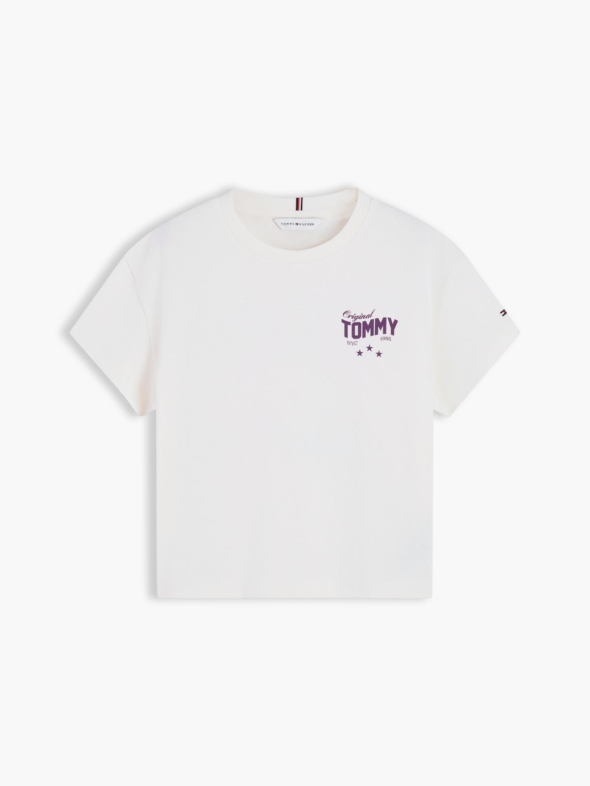 Kids' Tommy Star Logo T-Shirt — Off White