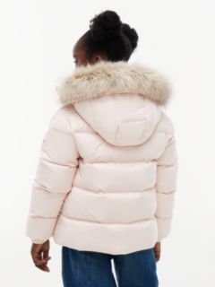 Kids' Hooded Down Puffer Jacket — Whimsy Pink 5