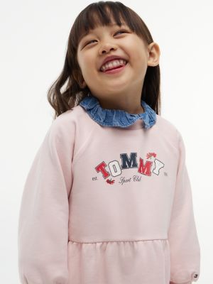 Детские платья Tommy Hilfiger Kids' Tommy Logo Sweatshirt Dress — фото 2
