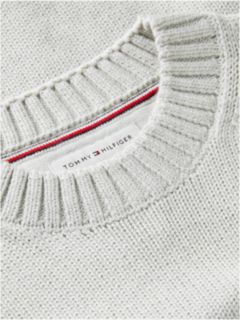 Kids' Tommy Star Logo Sweater — Light Grey Heather 6