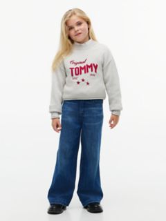 Kids' Tommy Star Logo Sweater — Light Grey Heather 2