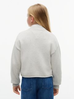 Kids' Tommy Star Logo Sweater — Light Grey Heather 4