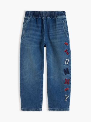 Детские джинсы Tommy Hilfiger Kids' Tommy Stretch Pull-On Barrel Jean — фото 5