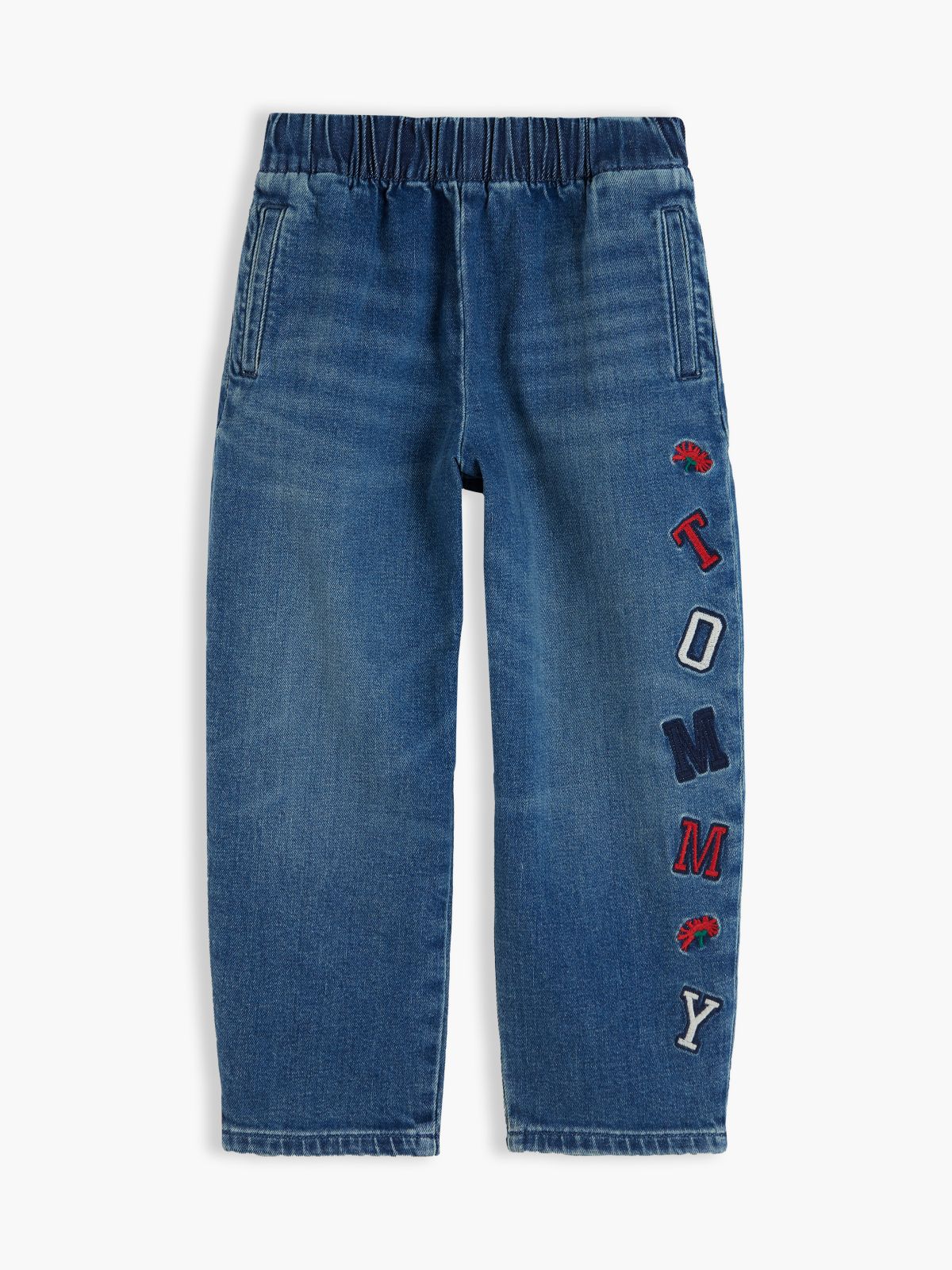 Kids' Tommy Stretch Pull-On Barrel Jean — Vintage Denim