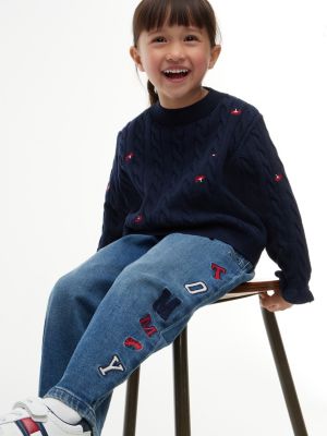 Детские джинсы Tommy Hilfiger Kids' Tommy Stretch Pull-On Barrel Jean — фото 3