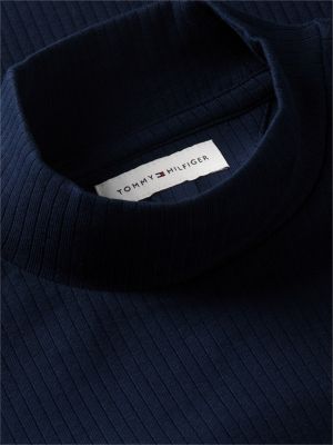 Детские платья Tommy Hilfiger Kids' Stretchy Mockneck Skater Dress — фото 6