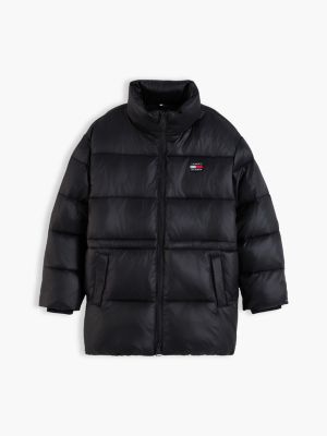 Детские куртки Tommy Hilfiger Kids' Shiny Mid-Length Puffer Jacket — фото 5