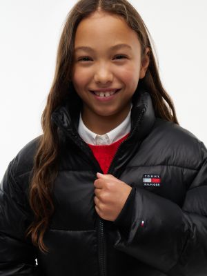 Детские куртки Tommy Hilfiger Kids' Shiny Mid-Length Puffer Jacket — фото 3