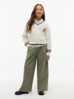 Kids' Stretch Wide Leg Pant — Utility Sage 2